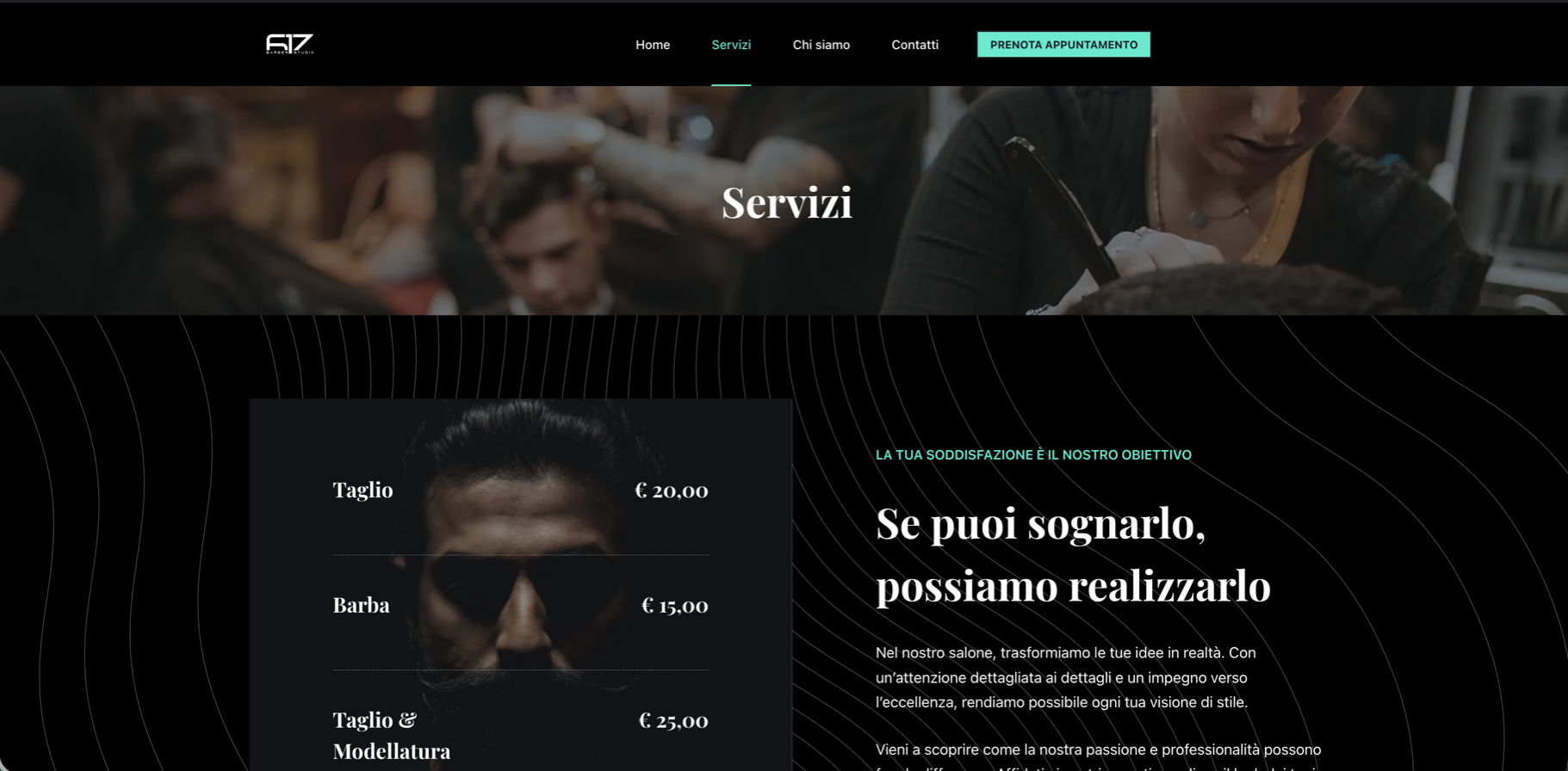 * sito in WordPress