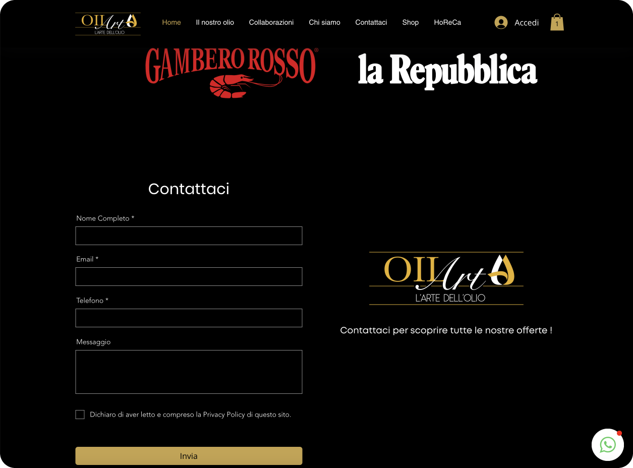 * applicazione oilart